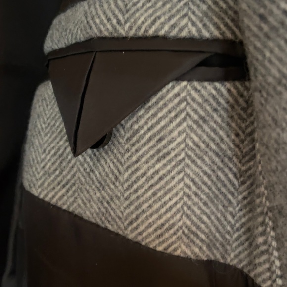 NWOT Grey “Express” Trench Coat XS/TP water resistant - Picture 6 of 9